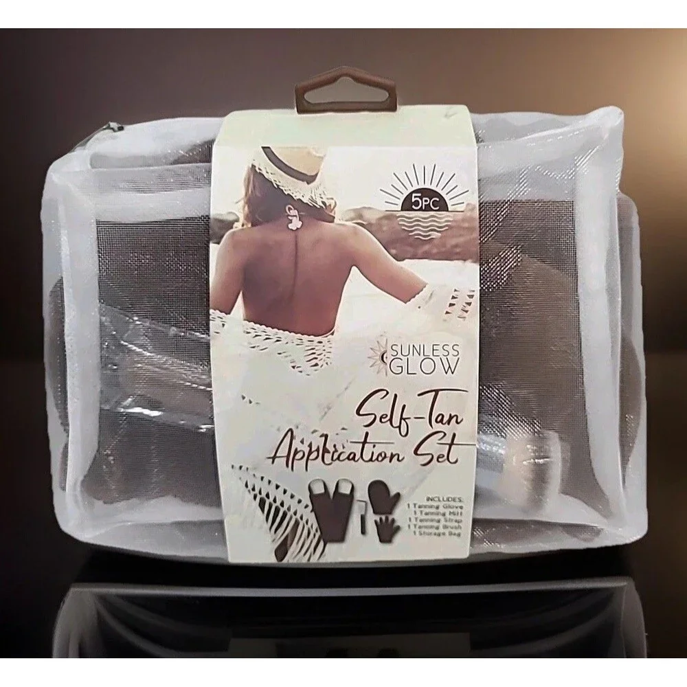 Sunless Glow 5 Piece Self Tanning Application Set